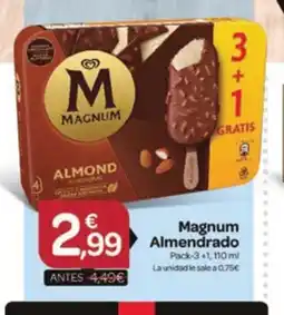 Supermercados El Jamón MAGNUM Almendrado oferta