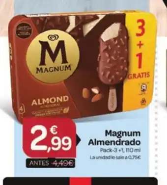 Supermercados El Jamón MAGNUM Almendrado oferta