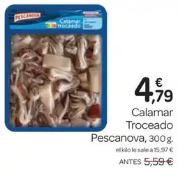 Supermercados El Jamón PESCANOVA Calamar Troceado oferta