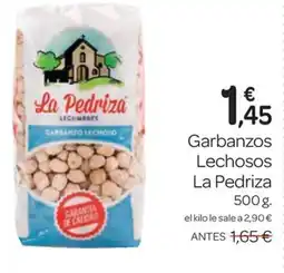 Supermercados El Jamón LA PEDRIZA Garbanzos Lechosos oferta