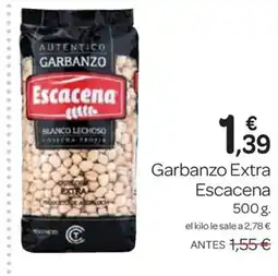 Supermercados El Jamón ESCACENA Garbanzo Extra oferta
