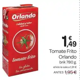 Supermercados El Jamón ORLANDO Tomate Frito oferta