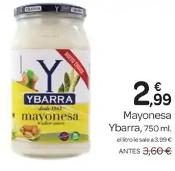Supermercados El Jamón YBARRA Mayonesa oferta