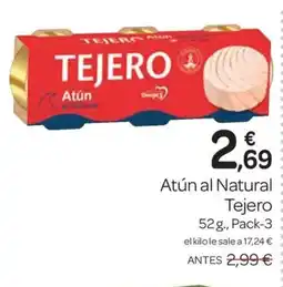 Supermercados El Jamón TEJERO Atún al Natural oferta