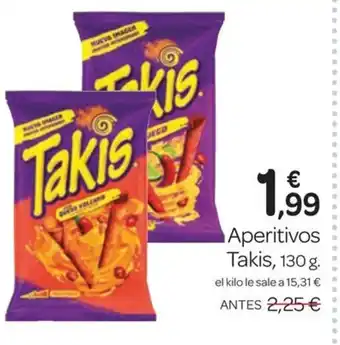 Supermercados El Jamón TAKIS Aperitivos oferta