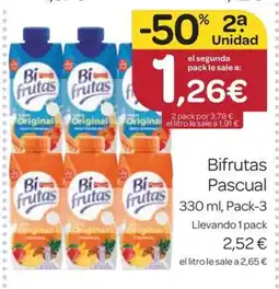Supermercados El Jamón PASCUAL Bifrutas oferta