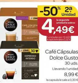 Supermercados El Jamón DOLCE GUSTO Café Cápsulas oferta