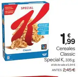 Supermercados El Jamón SPECIAL K Cereales Classic oferta