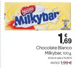 Supermercados El Jamón MILKYBAR Chocolate Blanco oferta