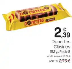 Supermercados El Jamón DONETTESDonettes Clásicos Clásicos oferta