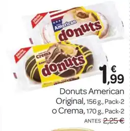 Supermercados El Jamón DONUTS American Original o Crema oferta