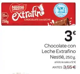 Supermercados El Jamón NESTLE Chocolate con Leche Extrafino oferta