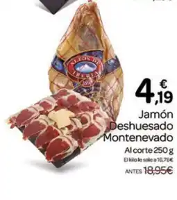 Supermercados El Jamón MONTENEVADO Jamón Deshuesado oferta
