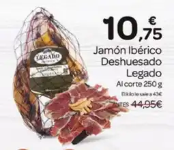 Supermercados El Jamón LEGADO Jamón Ibérico Deshuesado oferta