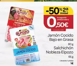 Supermercados El Jamón Jamón Cocido Bajo en Grasa oferta