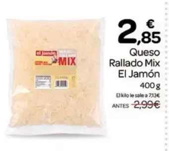 Supermercados El Jamón EL JAMON Queso Rallado Mix oferta