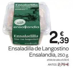 Supermercados El Jamón ENSALANDIA Ensaladilla de Langostino oferta