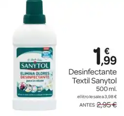 Supermercados El Jamón SANYTOL Desinfectante Textil oferta
