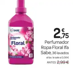 Supermercados El Jamón IFA SABE Perfumador Ropa Floral oferta