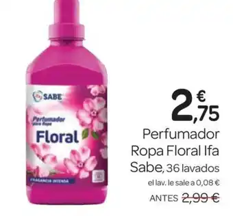 Supermercados El Jamón IFA SABE Perfumador Ropa Floral oferta