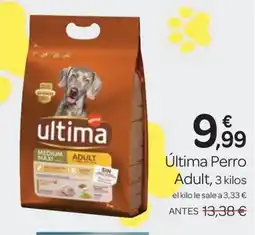 Supermercados El Jamón ULTIMA Perro Adult oferta