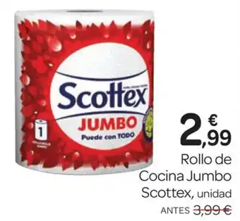Supermercados El Jamón SCOTTEX Rollo de Cocina Jumbo oferta