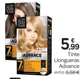 Supermercados El Jamón ADVANCE Tinte Llongueras oferta