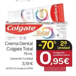 Supermercados El Jamón COLGATE TOTAL Crema Dental oferta