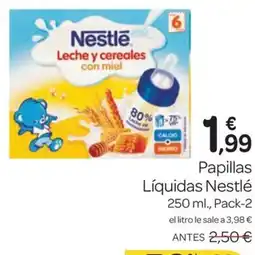 Supermercados El Jamón NESTLE Papilas Liquidas oferta