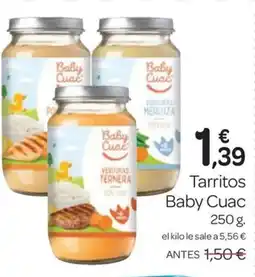 Supermercados El Jamón BABY CUAC Tarritos oferta