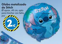 TEDi Globo metalizado de Stitch oferta