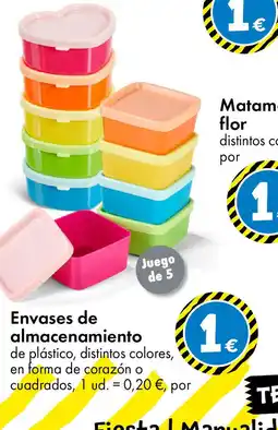 TEDi Envases de almacenamiento oferta