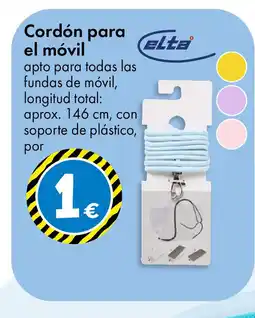 TEDi Cordón para el móvil oferta