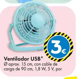 TEDi Ventilador USB oferta