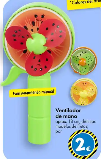 TEDi Ventilador de mano oferta