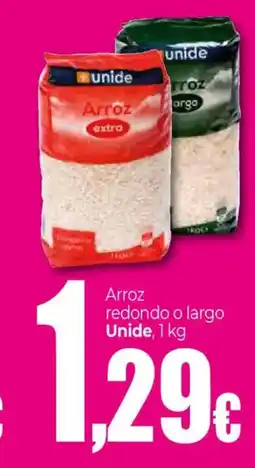 Unide Supermercados UNIDE Arroz redondo o largo oferta