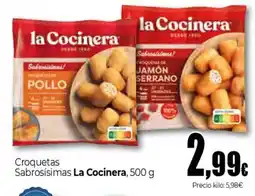 Unide Supermercados LA COCINERA Croquetas Sabrosísimas oferta