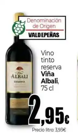 Unide Supermercados VIÑA ALBALI Vino tinto reserva oferta