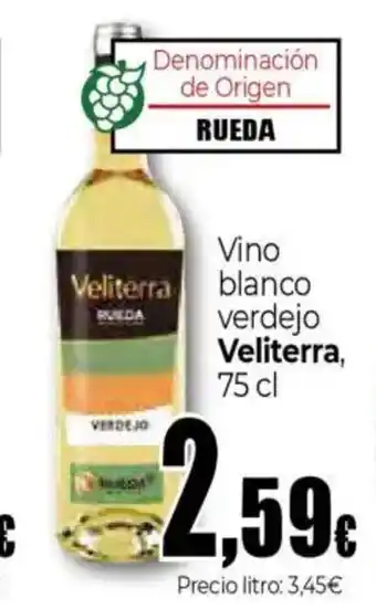Unide Supermercados VELITERRA Vino blanco verdejo oferta