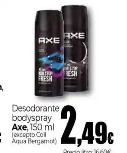 Unide Supermercados AXE Desodorante bodyspray oferta