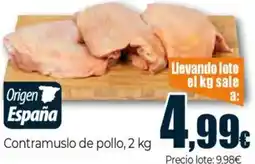 Unide Supermercados Contramuslo de pollo oferta