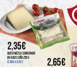 Claudio Queso mezcla curado ifa eliges cuña oferta