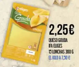 Claudio Queso gouda ifa eliges 15 lonchas oferta