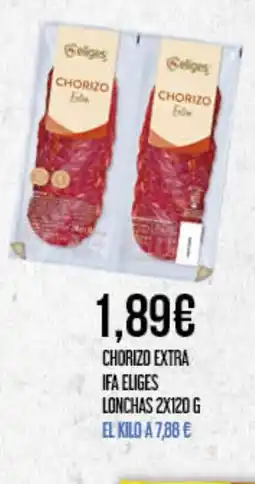 Claudio Chorizo extra ifa eliges lonchas oferta
