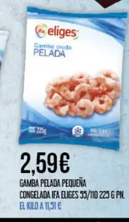 Claudio Gamba pelada pequeña congelada oferta