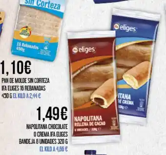 Claudio Napolitana chocolate o crema ifa eliges bandeja 8 unidades oferta