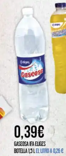 Claudio IFA ELIGES Gaseosa oferta