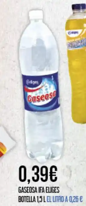 Claudio IFA ELIGES Gaseosa oferta