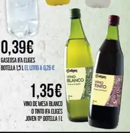 Claudio IFA ELIGES Vino de mesa blanco o tinto oferta