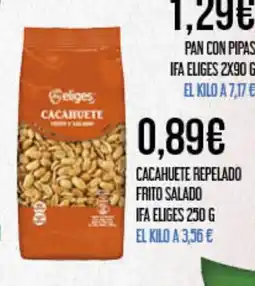 Claudio IFA ELIGES Cacahuete repelado frito salado oferta